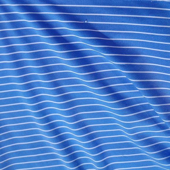 Daniel Cremieux Blue Polo with Classic Stripes Medium GUC - Picture 5 of 6